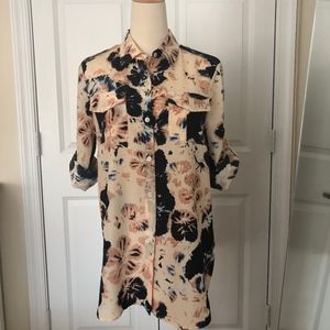 DKNY Tie-Dye Print Button-Down Shirt